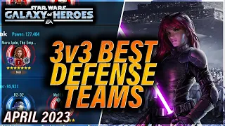 BEST 3v3 DEFENSE TEAMS (APRIL 2023)