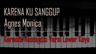 #karaokekarenakusanggup #karaokeagnesmonica Agnes Monica - Karena Ku Sanggup Karaoke Lower Keys