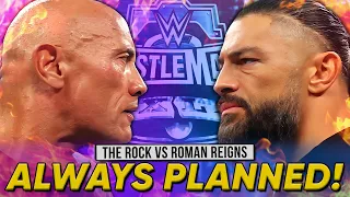 The Rock vs Roman Reigns ALWAYS The WrestleMania 40 Plan Despite Cody Rhodes WWE Royal Rumble Win