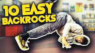 10 Easy BREAK DANCE BACKROCKS for Beginners