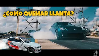 Cómo QUEMAR LLANTA o BURNOUT en cualquier auto tracción trasera l HENOC