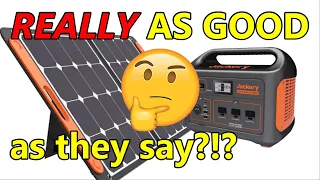Jackery Explorer 1000 / SolarSaga Panel *UNSPONSORED REVIEW* & what devices will it power?!