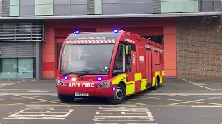 *MOBILISE - CU8* LFB Mitcham Command Unit Turnout to Chemical Incident (New)