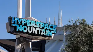 [4k] Hyper Space Mountain w/ NO LINE - Disneyland, California