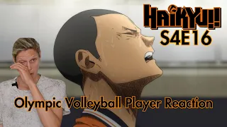 Olympic Volleyball Player Reacts to Haikyuu!! S4E16: "Broken Heart"