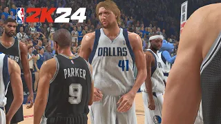 2011 NBA Season: SPURS vs MAVERICKS | NBA 2K24 Concept Realistic Gameplay