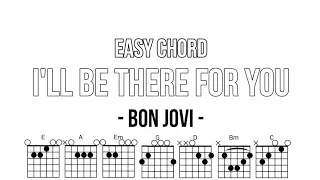 easy chord I'll Be There For You - Bon Jovi #easychord #lyrics