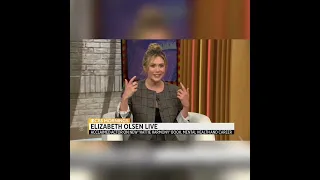 elizabeth olsen in the cbs mornings