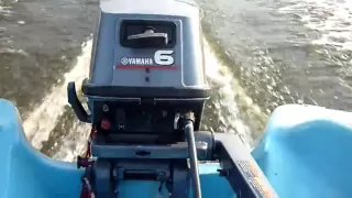 Yamaha 6 (8) DMHS + 4m glass boat @ 27 km/h