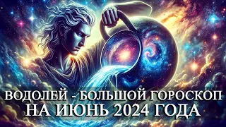 ВОДОЛЕЙ — ИЮНЬ 2024 ГОДА БОЛЬШОЙ ГОРОСКОП! ФИНАНСЫ/ЛЮБОВЬ/ЗДОРОВЬЕ