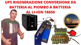 Come convertire un UPS Conversione a Li-ion 18650