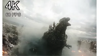 Godzilla: The Ride Clip 4K 60FPS (Upscaled)