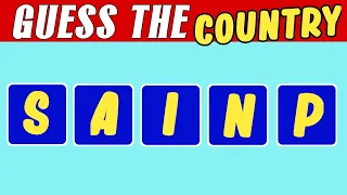 Guess The Country By Its Scrambled Name 🌍Country Quiz