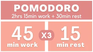 Técnica Pomodoro 45/15 - Pomodoro Timer