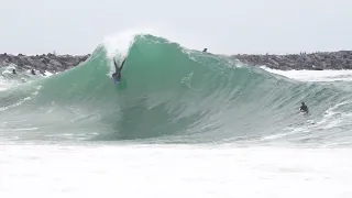 The WEDGE - This morning is PUMPING and GNARLY !!!