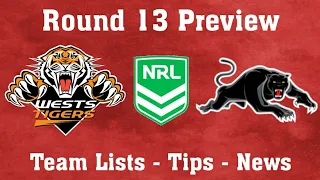 Wests Tigers vs Penrith Panthers NRL Round 13 Preview 2021