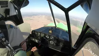 First time flying in a aerobatic box