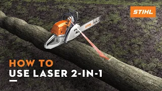 STIHL Laser 2-in-1 | Felling direction indicator and cutting guide | That's why