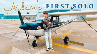 Aidan's First Solo | Private Pilot Training