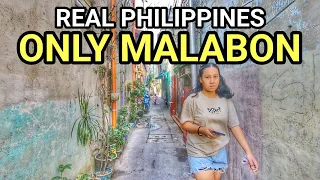 NEVER SEEN LIFE in MALABON | WALKING HIDDEN NARROW ALLEY in CONCEPCION Philippines [4K] 🇵🇭