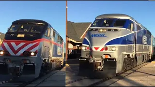 Metra rush hour + 2 F59PHI in Palatine