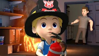 Child Firefighter, Peter🧯│Learn about Safety Tips with POLI│Cartoons for Kids│Robocar POLI TV