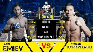 Arbi Emiev (Russia) Vs. Stoyan Koprivlenski - FREE FIGHT | MFC K1 | Full Fight | December 2021