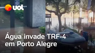 Rio Grande do Sul:  Água invade TRF-4 e Justiça do RS adota regime de urgência