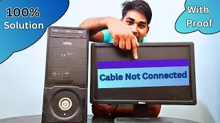 How to fix Cable Not Connected Problem  in  Computer/Laptop | 100% With Proof