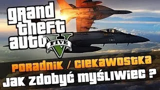 GTA V - jak zdobyć samolot myśliwski w GTA V ? Lokalizacja | Ciekawostki w GTA V [#72]