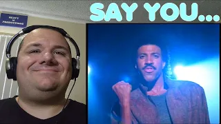 Lionel Richie - Say You, Say Me | Music Video Reaction