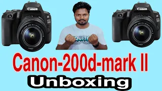 Canon 200D Mark Unboxing🫡🇮🇳 | Reviews And Camera Test⚡| My First DSLR From Youtube 2022-23