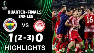 Fenerbahçe vs. Olympiacos 1-0 (2-3) Pen. Highlights | UEFA Europa Conference League 2023/24