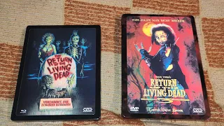 Return of the Living Dead 1 & 3 Lenticular Futurepak & Steelbook Brian Yuzna Unboxing & Review (eng)
