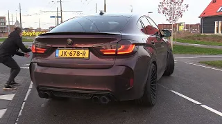 BMW X6M with Decatted Fi Exhaust - Start, LOUD Revs & Accelerations!