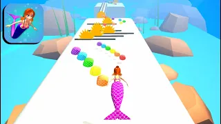 Mermaid Rush 3D 🧜‍♀️👸 BIG UPDATE!! All Levels Gameplay Android,ios