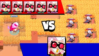 BELLE GOLDHAND VS 5 BELLE IN BIG GAME ! Brawl Stars Funny Moments & Fails #106