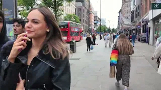 Central London Street Walk - Oxford Street London Walk, May 2024 - London Walk 4K