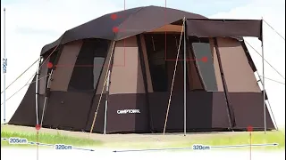 CAMPTOWN Camel: большая кемпинговая палатка