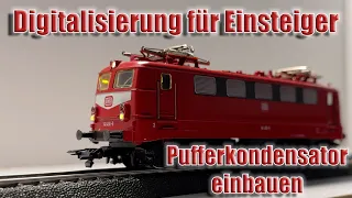 Digitalisierung für Einsteiger, Pufferkondensator einbauen