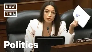 Alexandria Ocasio-Cortez Grills Military Contractor for Wasting Tax Dollars | NowThis
