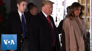 Trump Departs White House en Route to Mar-a-Lago Resort