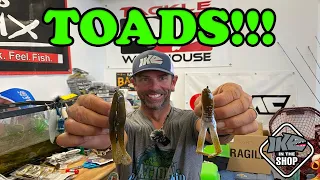 Toad Fishing!!! The Ultimate Bass Magnet!!! (Tips and Tricks)