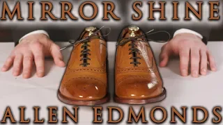 How To Mirror Shine A Pair Of Brogue Shoes | Kirby Allison