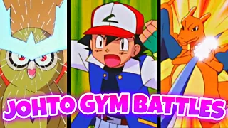 RANKING Ash's JOHTO Gym Battles from WORST to BEST | Pokémon Anime