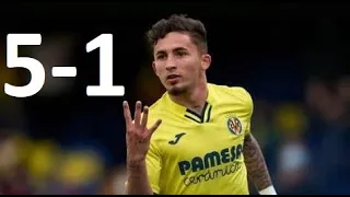 Villarreal vs Espanyol 5-1 La Liga  ● 27/02/2022 HD