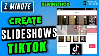 How to create slideshows in tiktok 2024