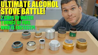 Watch THIS Before You Buy an Alcohol Stove!: Alcohol Stove Battle - Testing 11 Different Stoves