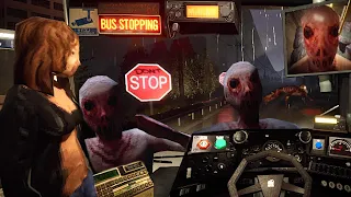 You're A Bus Driver Who Picks Up Monsters & The Dead - Night Bus ALL 5 ENDINGS