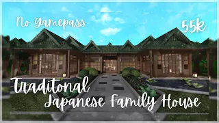 Roblox Bloxburg: No Gamepass Traditional Japanese Family House + Tour | Minami Oroi